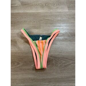 New! Maaji‎ Striped Trinity Mule Bikini Bottoms Small